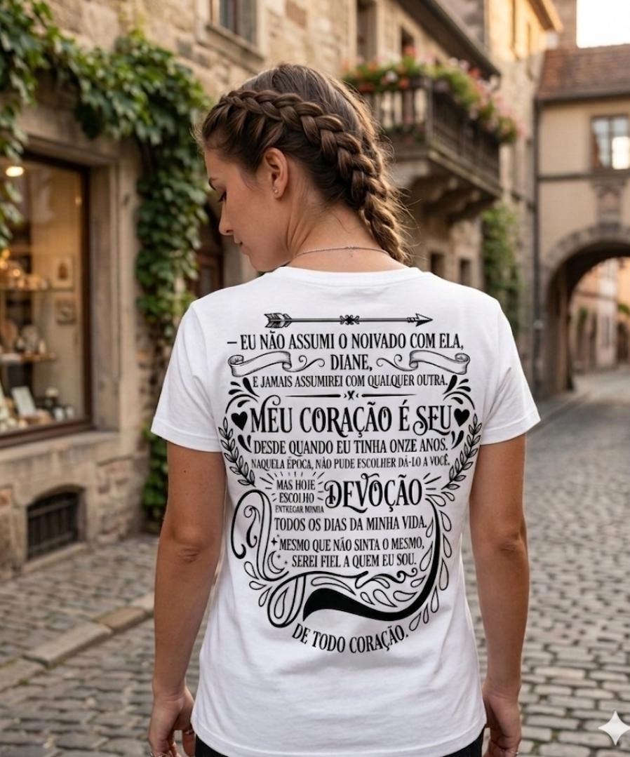 Camiseta De Jean para Diane verso
